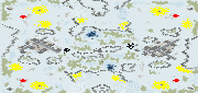 Polar Lights (4 player) - Red Alert 2 Map Preview Image